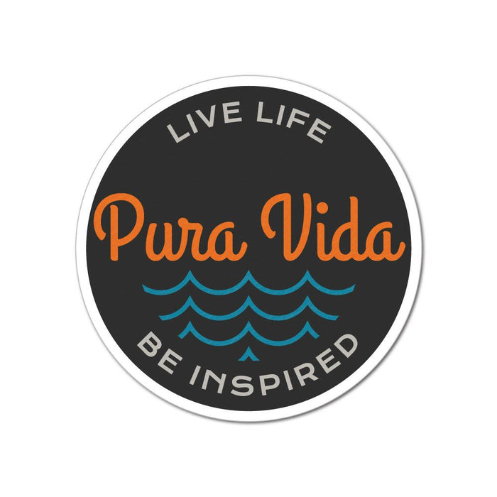 Pura Vida Live Life Be Inspired Sticker Decal