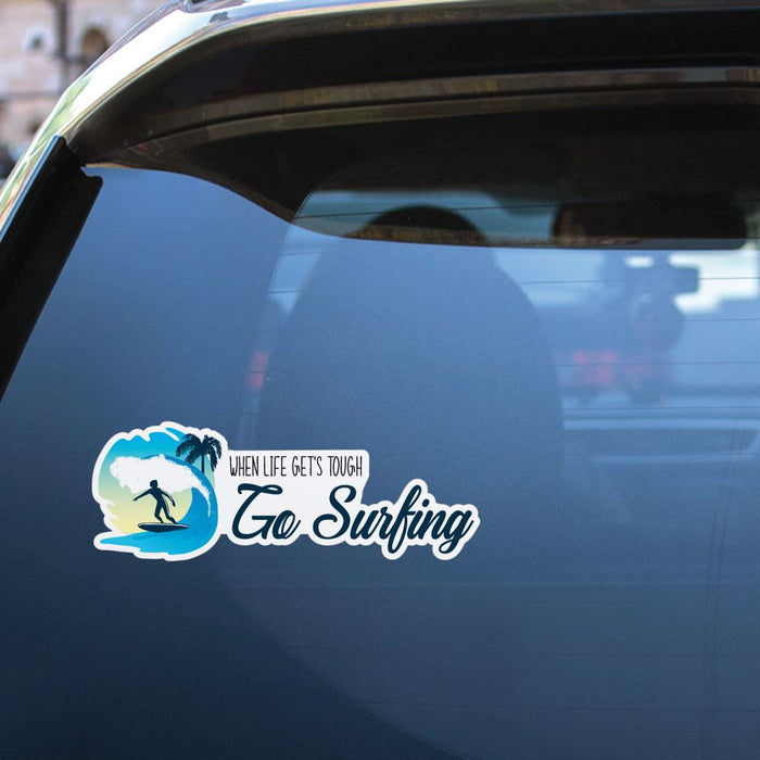 Go Surfing Sticker Decal