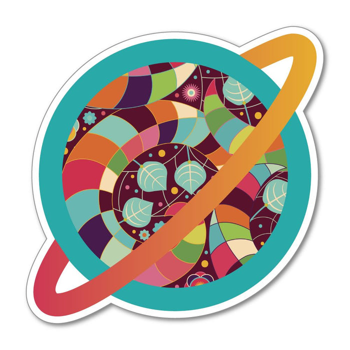 Mandala Planet Sticker Decal