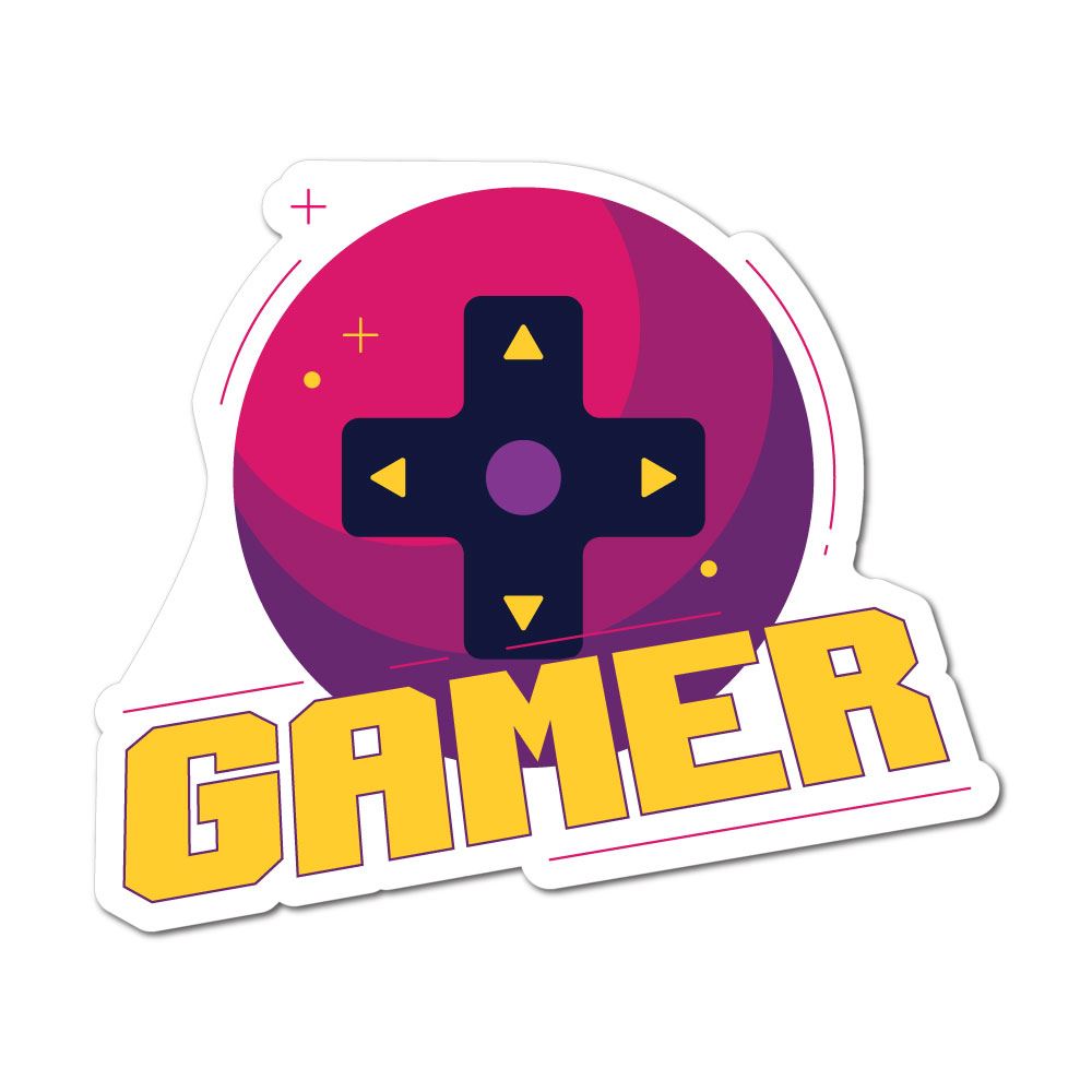 Gamer Controller Sticker Decal | Game Stickers - Sticker Collective