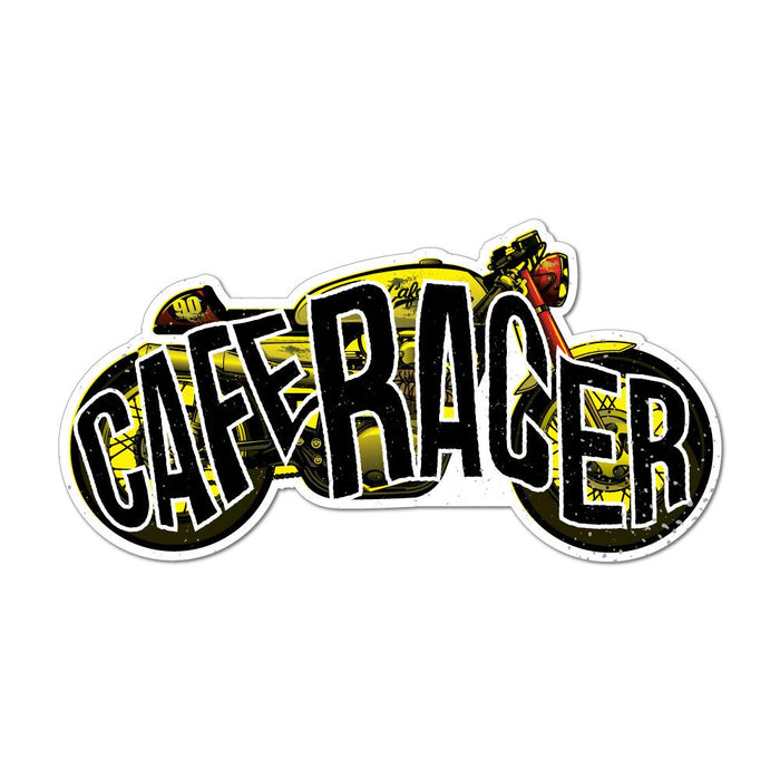 Vintage Cafe Racer Motorbike Sticker Decal | Vintage Stickers - Sticker ...