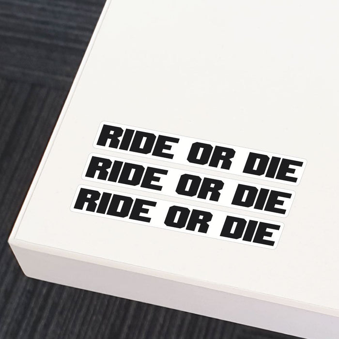 3X Ride To The Death Sticker Decal