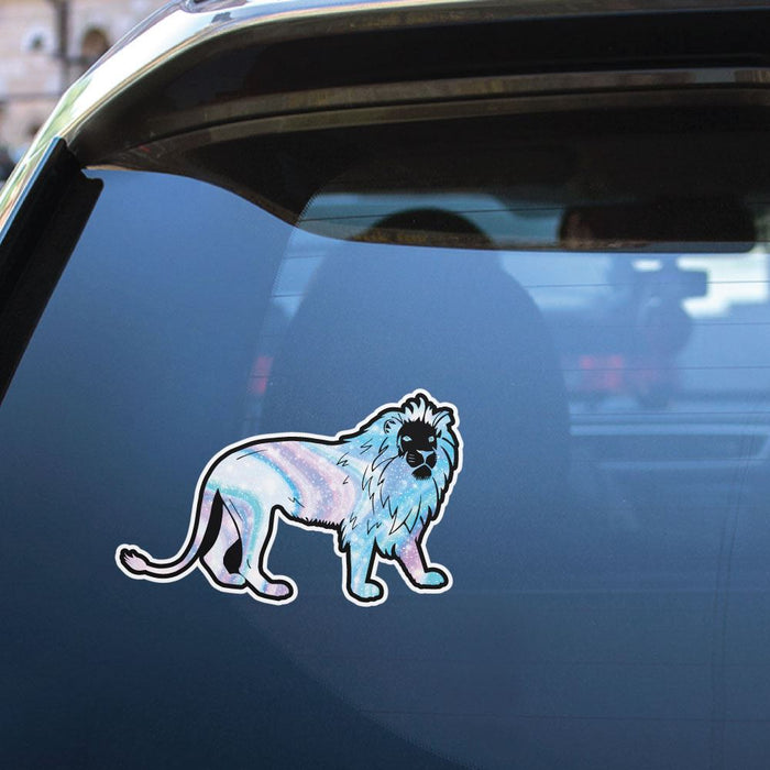 Trippy Lion Sticker Decal