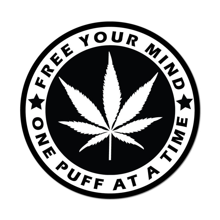 Marijuana Weed High Hippie Car Sticker Decal