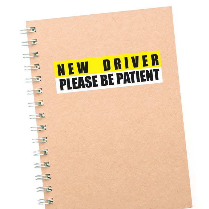 Beginner Driver Please Be Patient Sticker Decal