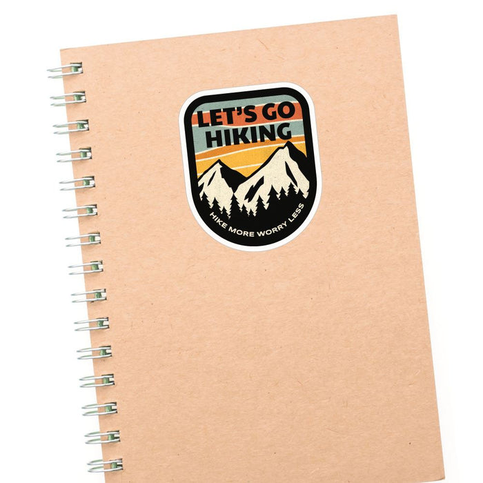 Lets Go Hiking Sticker Decal