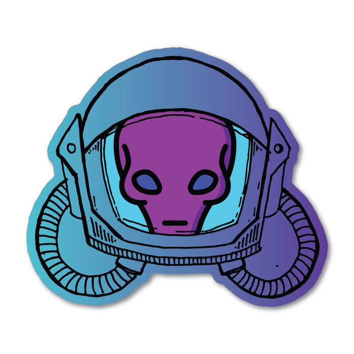 Alien Astronaut Sticker Decal