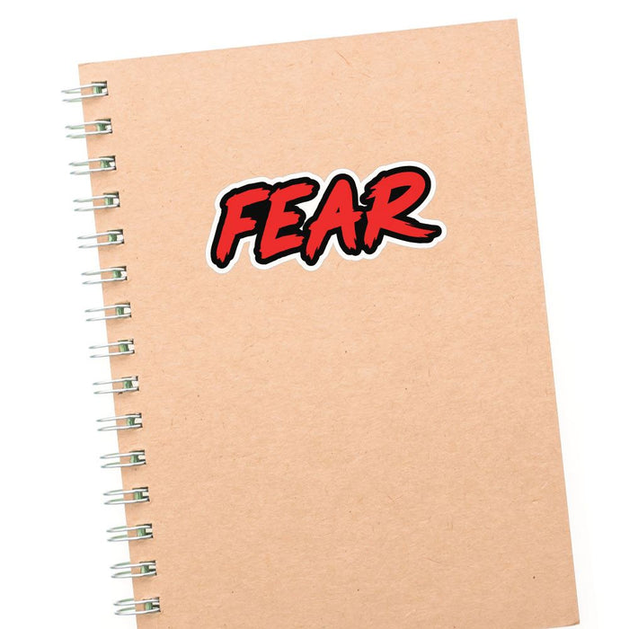Fear Me Sticker Design Fear Me Sticker Decal | Grunge Stickers - Sticker Collective
