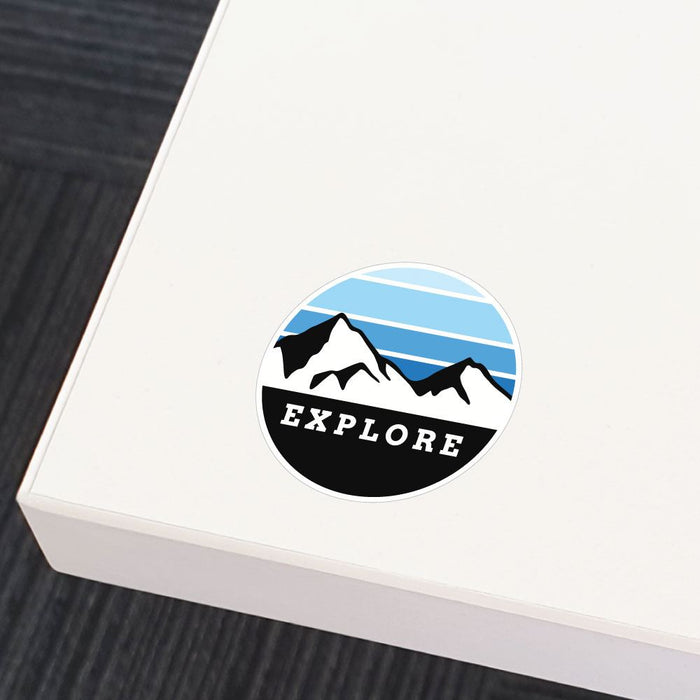 Explore Mountains Sticker Decal