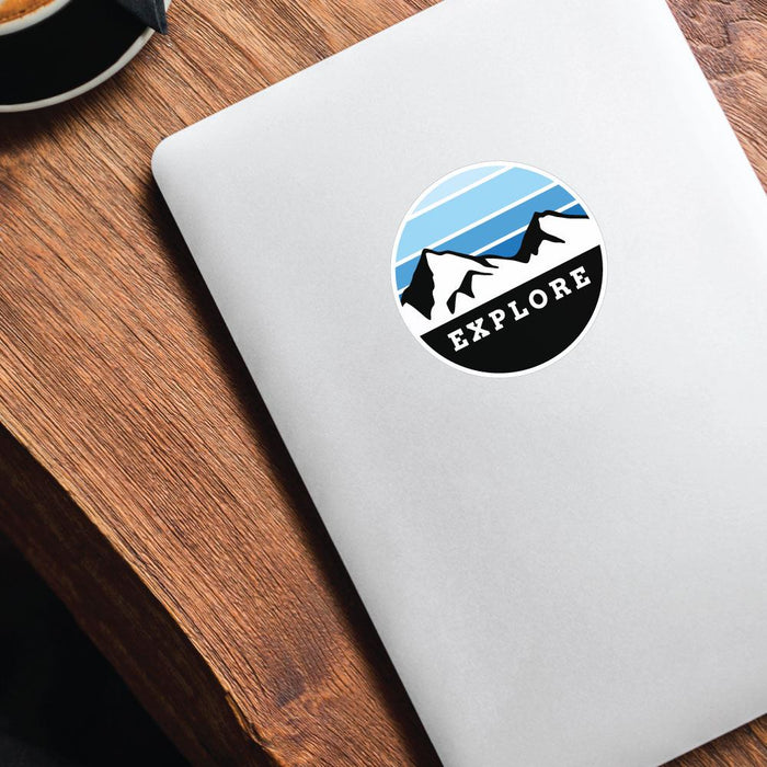 Explore Mountains Sticker Decal