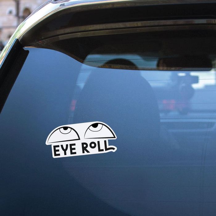 Eye Roll Sticker Decal