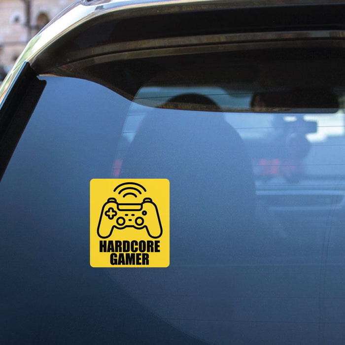 Hardcore Video Gamer Sticker Decal