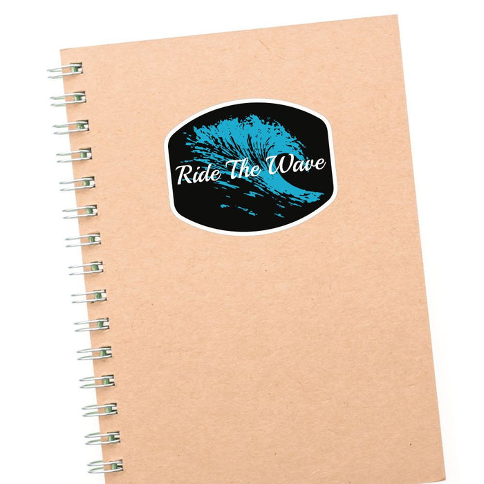 Ride The Wave Surfer Sticker Decal