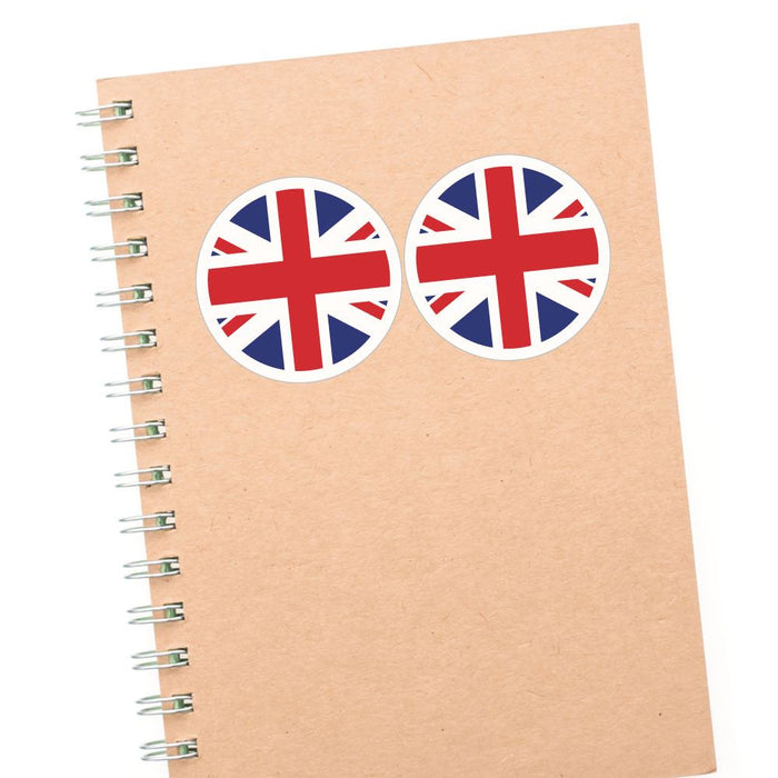 British Flag X2 Sticker Decal