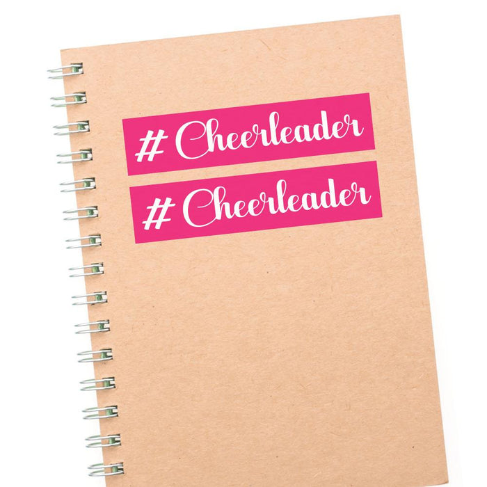 2X Cheerleader Sticker Decal