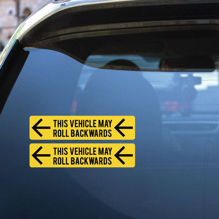 Roll Backwards Sticker Decal | Funny Stickers - Sticker Collective
