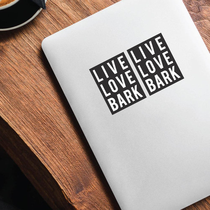2X Love Bark Sticker Decal