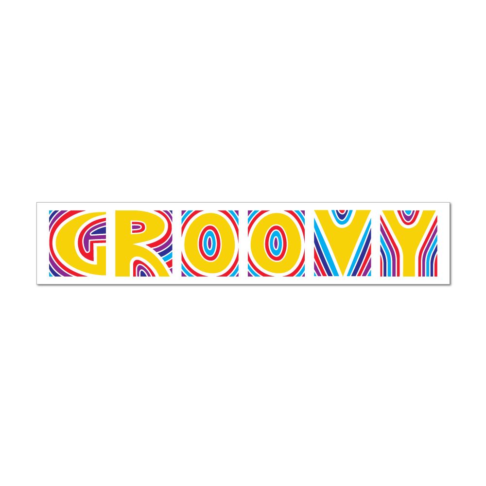 Groovy Laptop Car Sticker Decal | Inspirational Stickers - Sticker ...