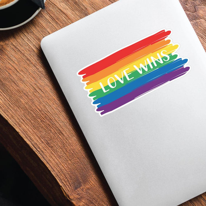 Love Wins Everytime Sticker Decal