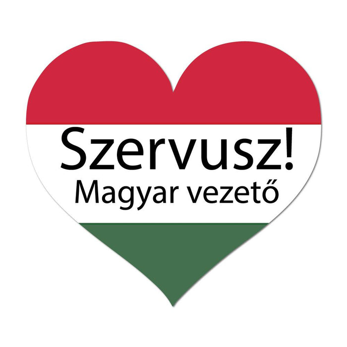 Hungarian Driver  Sticker Decal