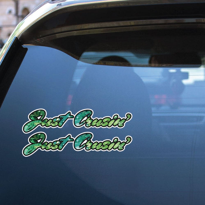 Just Crusin Sticker Decal