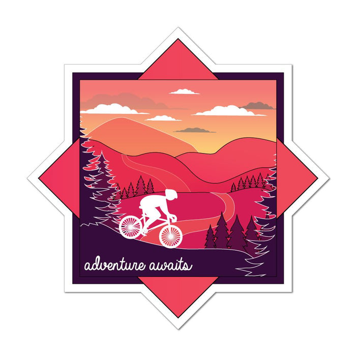 Adventure Awaits Car Sticker Decal