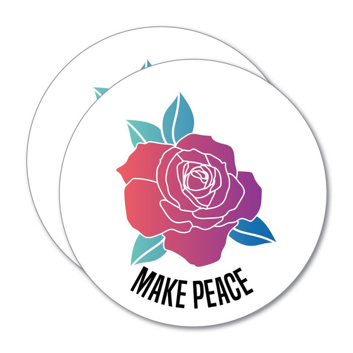 2X Make Peace Sticker Decal