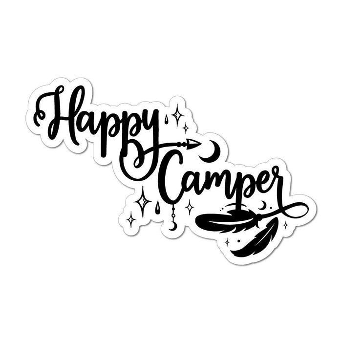 Happy Camper Laptop Car Sticker Decal