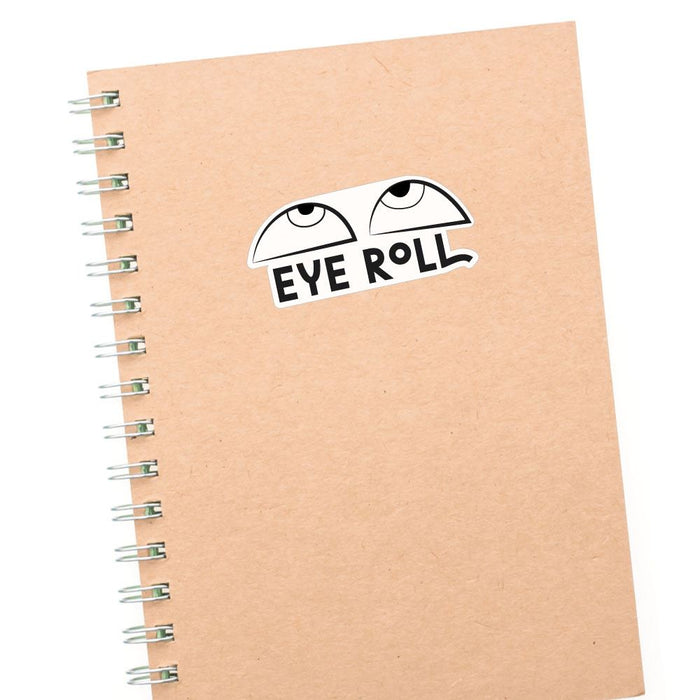 Eye Roll Sticker Decal
