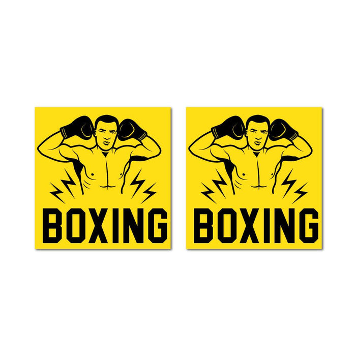 2X Boxing Sport Sticker Decal