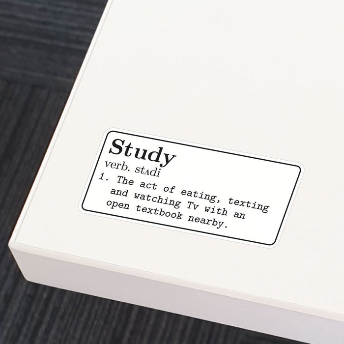 Study Sticker Decal