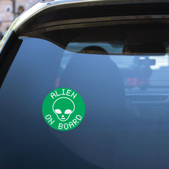 Alien On Board Sticker Decal