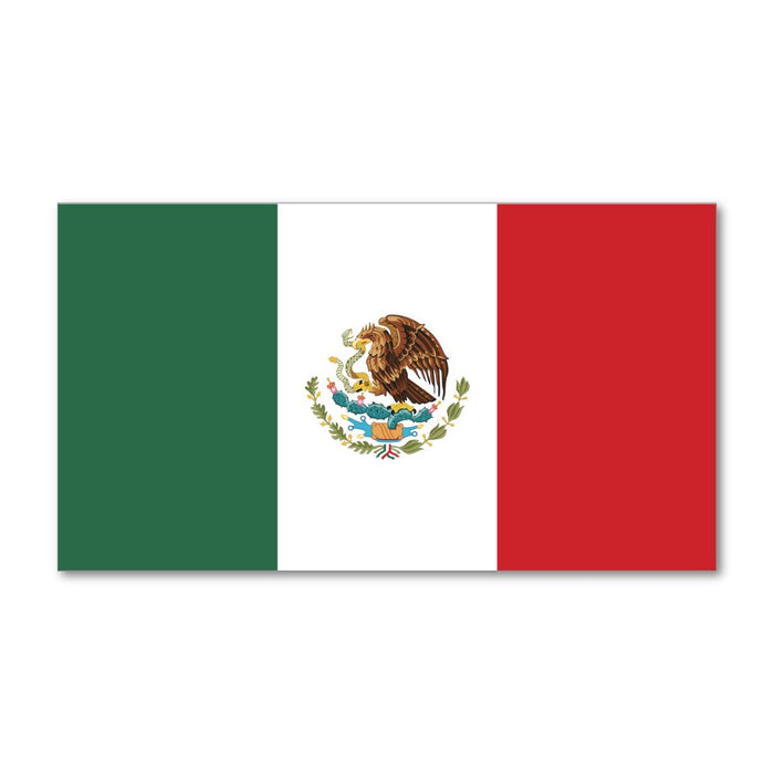 Mexican Flag Sticker Decal