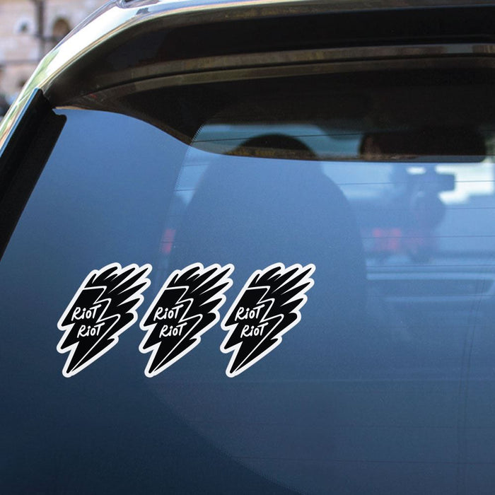 3X Lets Cause A Riot Sticker Decal