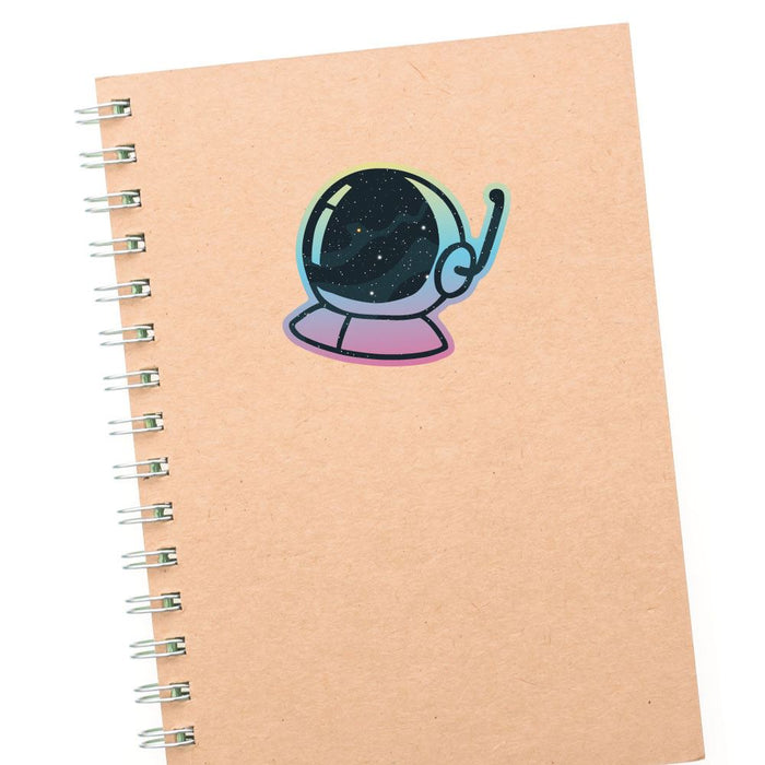 Astronaut Galaxy Reflection Sticker Decal