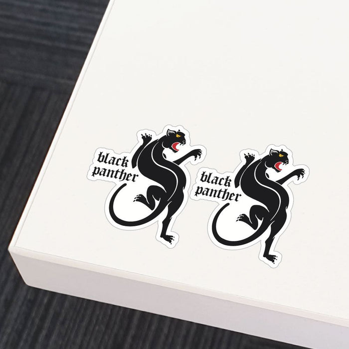 Black Gothic Panther X2 Sticker Decal