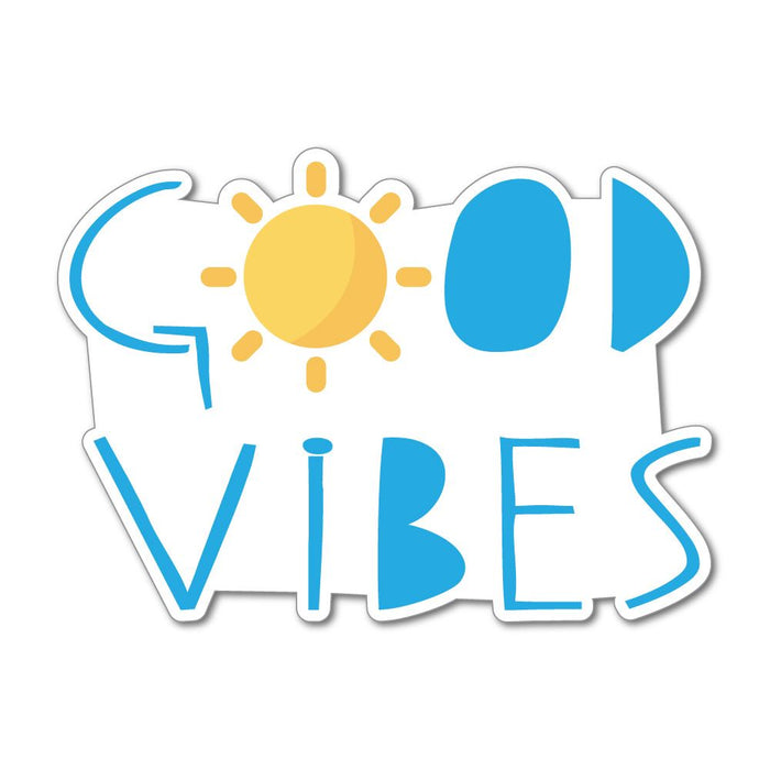 Good Vibes Sunny Calm Chill Sunshine Car Sticker Decal