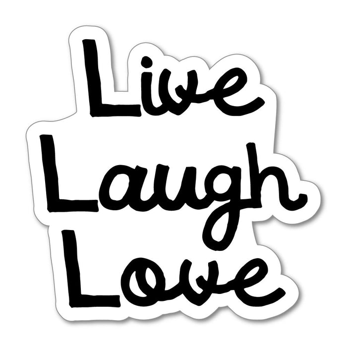 Live Laugh Love Sticker Decal