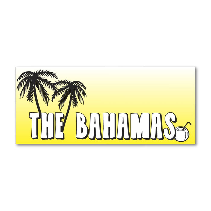The Bahamas Caribbean Sticker Decal