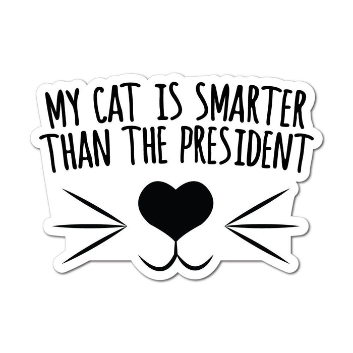 Smarter Cat Sticker Decal