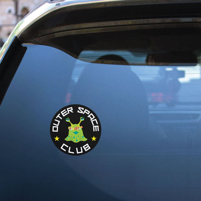 Outer Space Club Sticker Decal