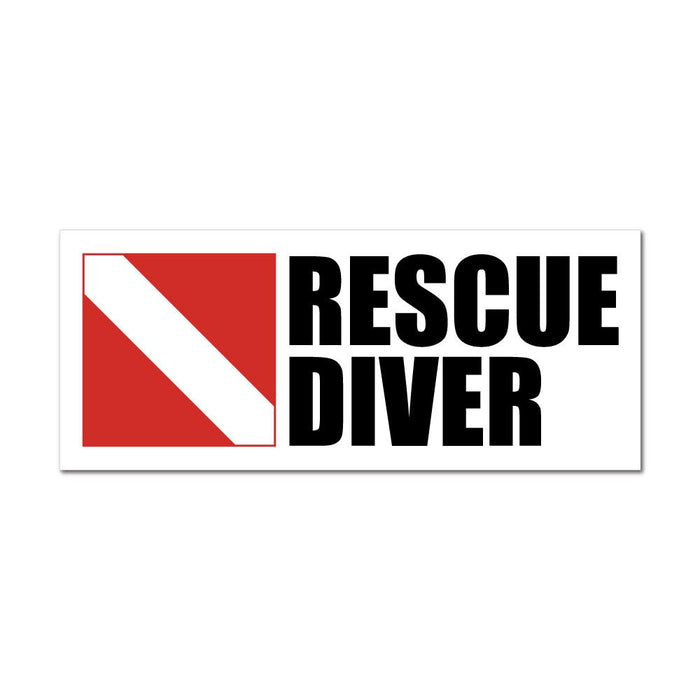 Rescue Diver Sticker Decal