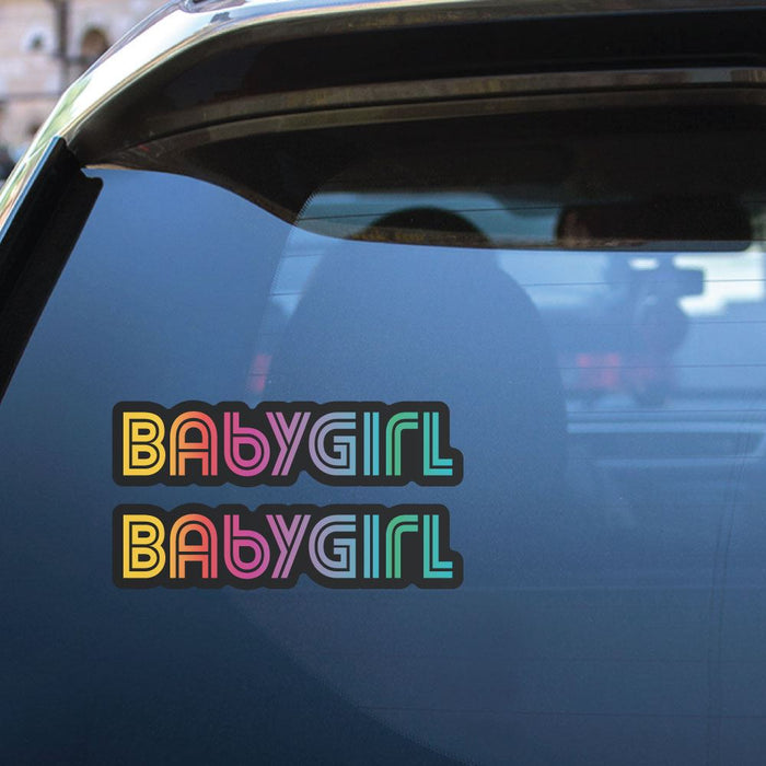 2X Babygirl Sticker Decal