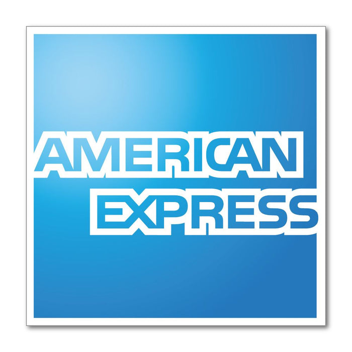 American Express Amex Card Accept Eptos Payment Car Sticker Decal