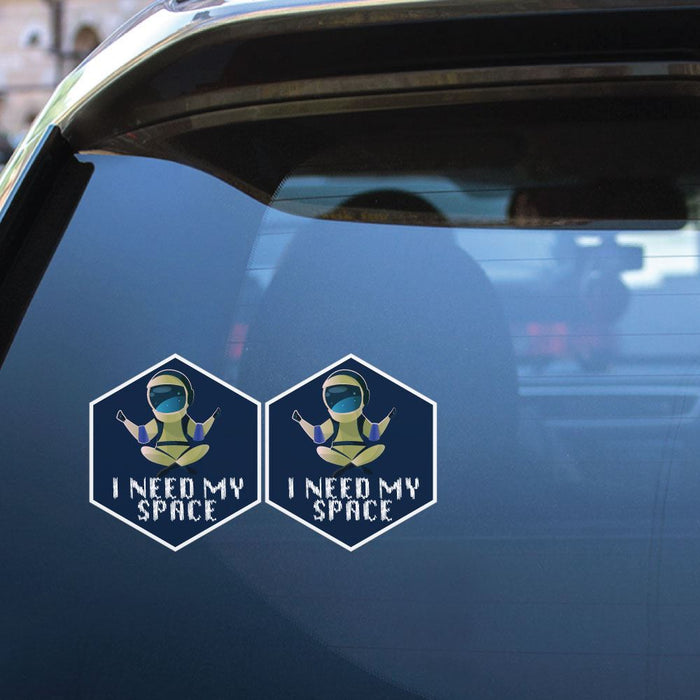 2X Give Me Space Sticker Decal