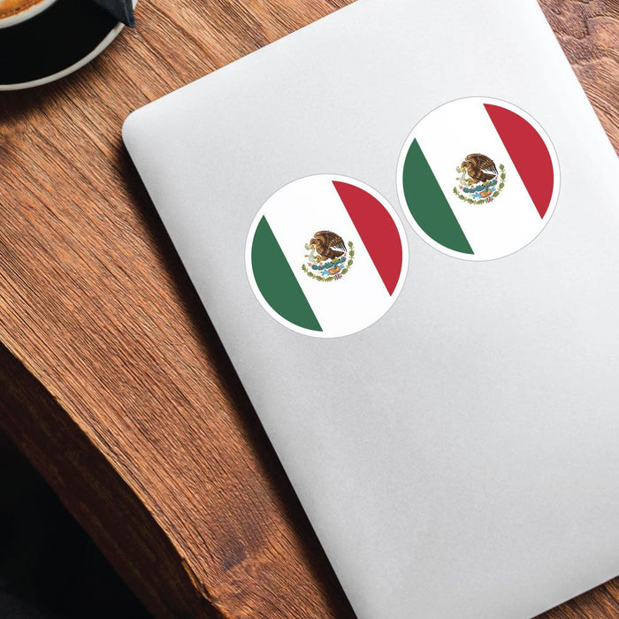 Mexico Flag X2 Sticker Decal