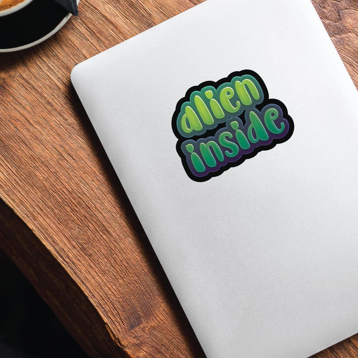 Alien Inside Sticker Decal