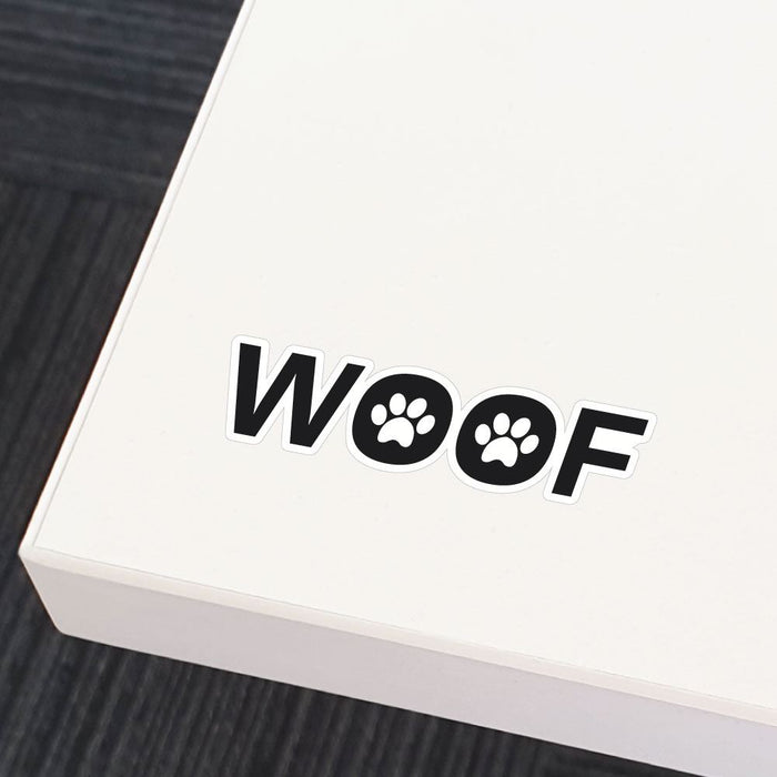 Woof Sticker Decal | Pets & Animals Stickers - Sticker Collective