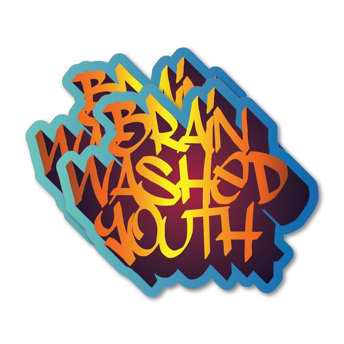 2X Brain Washed Youth Sticker Decal