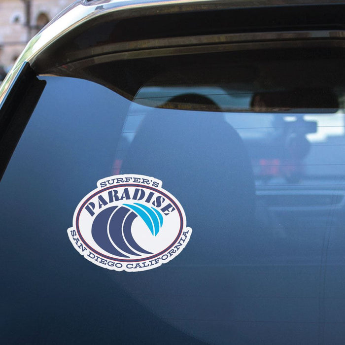 Surfers Paradise San Diego California Sticker Decal